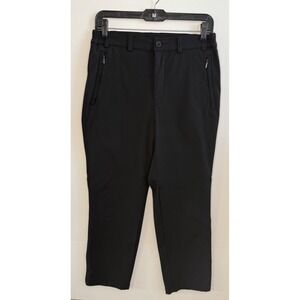 EDELWEISS Outdoor Women's Black Zip Pocket Pants Size 28x28 Fast Shipping